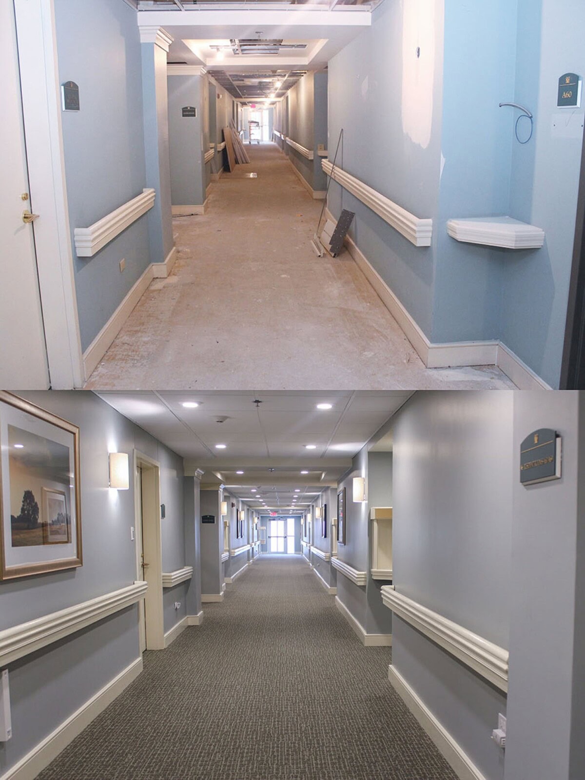b4 and after hall