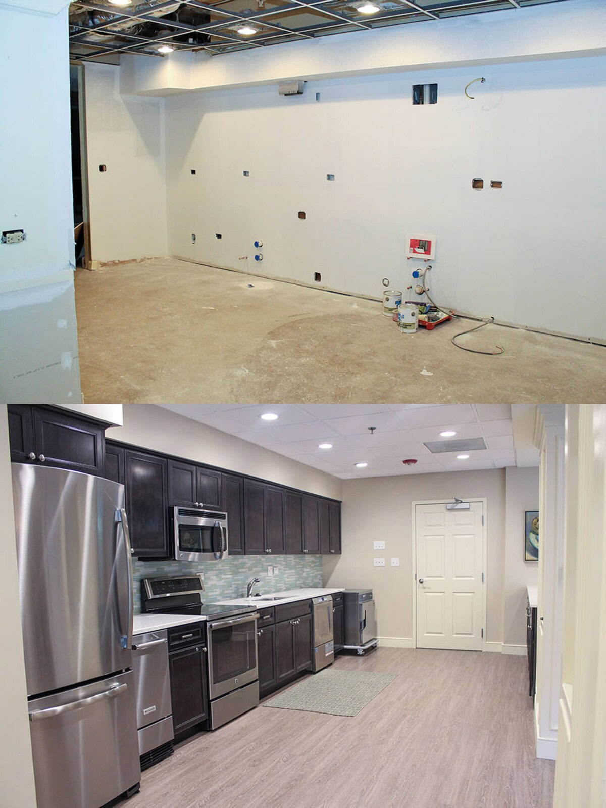 b4 and after kitchen