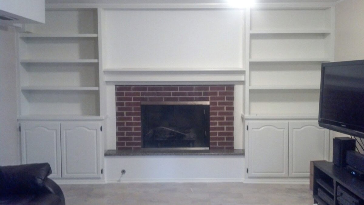 fireplace finished